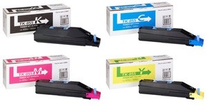 
	Kyocera Original TK855 Toner Cartridge 4 pack (Black,Cyan,Magenta,Yellow)
